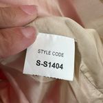 barney's new york  Made in Italy Pink Cap Sleeves Peplum Midi Dress Size 36 US 4 Photo 9