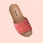 Johnny Was  Coral Solid Stitch Slip On Suede Sandal Size 10 Boho Chic NWT Photo 5