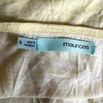 Maurice's Womens Y2K Camisole Tank Top Floral Lace V Neck White Yellow Small Photo 7