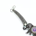 Boutique New Boho Elephant Rhinestone Silver-Tone Bracelet NWT Photo 1