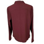 Orvis Womens  Maroon Zip Up Light Medium Blazer Photo 5