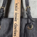 Michael Kors  Jet Set Signature Tote Bag Black Leather Purse Shoulder Bag Shopper Photo 9