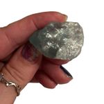 MINDFUL SOULS RAW GREEN FLUORITE NECKLACE ADJUSTABLE UNISEX REAL SOLID STONE Photo 5