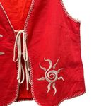 Selfie Leslie  Dose of Sunshine Stitch Vest and Skirt Orange Women’s Size Large Photo 4