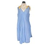 Matilda Jane  Sz Small Dress Lovely Day Striped Nautical Tunic Coastal Cowgirl Photo 4