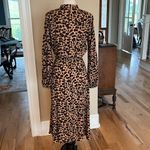 Leopard Print Maxi Dress Tan Photo 8