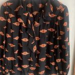 RHODE Nessa Top In Ikat Clip Jacquard In Multi Black Size XS Photo 9