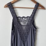 La Perla  Purple/Gray Lace-Trimmed Dress S Photo 6