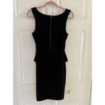 Ganni Anthropologie Black Sleeveless Peplum Dress Miss Marple Dress size S Photo 6