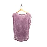Guess Y2K Slouchy Burnout Rhinestone Pocket Tee Shirt Purple Size S Casual Cute Photo 10
