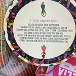 NWT CeliaB Nilsa Multicolor Ric Rac Shoulder Tie Midi Dress Size Large Red Photo 14