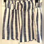 Striped Blue and White Women's shorts Size L Photo 0