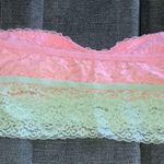 PINK - Victoria's Secret Victoria’s Secret Pink Pastel Lace Bandeau Bra, Large Photo 3
