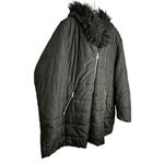 Maralyn & Me ‎ Black Hoody Puffer Coat Photo 3