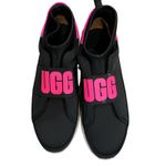 UGG  Neutra Neon Trainer Sneaker Shoes Women 10 Black Pink Chunky Sporty Athletic Photo 2