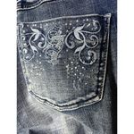 Seven7 Seven Flare Jeans Women's Size 16 Sequin Fancy Pocket  Distressed Medium Wash Photo 7