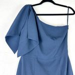 Dress the Population Tiffany One Shoulder Bow Detail Midi Dress Size Medium NWT Photo 7