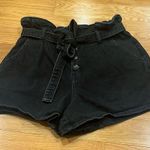 American Eagle  outfitters button fly with belt mom Jean shorts size 12 . Photo 0