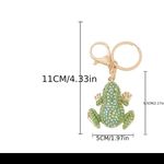 🪩4/$20!! Frog Green and Gold Bling Keychain / Purse Charm NWT 🪩4/$20!! Photo 3