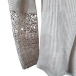 Miss Chievous  Light Cream Hoodie with Lace Details Photo 3