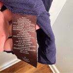 Knox Rose  Open Front Cardigan Navy Blue Crochet Lace M Photo 8