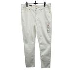 Levi's  711 Women's White Studded Mid Rise Skinny‎ Ankle Jeans Light Wash 12 New Photo 2