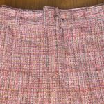 Lovers + Friends  REVOLVE Amira Notched Front Tweed Mini Skirt‎ Belt Pink Size XS Photo 7