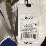 Shade & Shore White Lightly Padded Shiny Underwire Bikini Two Piece Suit Photo 9