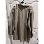 Boohoo Plus Size 24 US 20 Oversized Blazer Dress Khaki Double Breasted Jacket Photo 10
