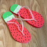 Old Navy NWOT  Watermelon Print‎ Flip Flops | Size 6.5 | Summer Sandals Photo 0