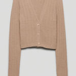 Wilfred  Tan Button-Up Cardigan Photo 0