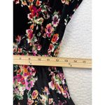 Show Me Your Mumu Show Me Your MUMU Black Velvet Floral Kelsey Romper Size Medium Photo 5