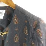 R & M Richards Karen Kwong 8P Black Asian Print Top Photo 6