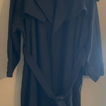 SKIMS  Elegant Black Trench Coat Photo 0