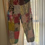 None Patchwork Bohemian Women's Pants Photo 1