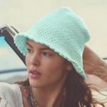 Free People  Pixie Knit Bucket Hat mint green Photo 1