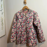 Handmade Floral Quilted jacket reversible long sleeve mixed patterns patchwork buttons Photo 1
