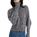 Madewell  Pleat Shoulder Pullover Multicolor Full Sleeve Knit Sweater Size S Photo 11