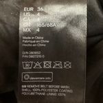 H&M Black Vegan Faux Leather Belted Pockets Paperbag Mini Pencil Skirt Size 4 Photo 4