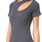 LNA  Ribbed Cut Out Tee Photo 1