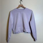 Lululemon  Perfectly Oversized Cropped Crew *Softstreme Faint Lavender Photo 1