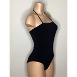 Robin Piccone New. black bandeau one piece. Size 10. Retails $179 Photo 3