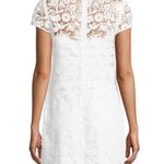 Milly  Chloe 3-D Lace Dress in White, Size 2 New w/Tag Retail $395 Photo 2