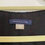 Tommy Hilfiger Black Floral Faux Wrap Midi Dress Sz 4 Photo 5