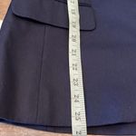 J. Crew Womens Cotton Blend Notch Lapel Long Sleeves Blazer Navy Blue Size 6 Photo 9