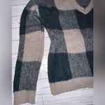 Lucky Brand  Checkered Wool Winter Long Sleeve Sweater Womens Size Medium Photo 2