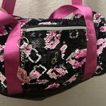 Danz N Motion Lips X Lipstick Sequins Rollbag Black & Pink Photo 2