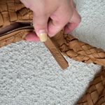 Cleobella  Tan Woven Morgan Handbag Photo 7