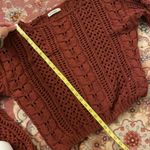 moon&madison Moon and madison thick cable crochet knit sweater Photo 7