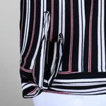 Pull & Bear  Belted Striped Pull-On Gaucho Pants Photo 3